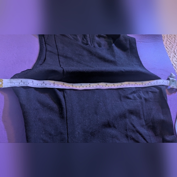 Benetton charcoal stretch shift dress size L - Picture 10 of 10